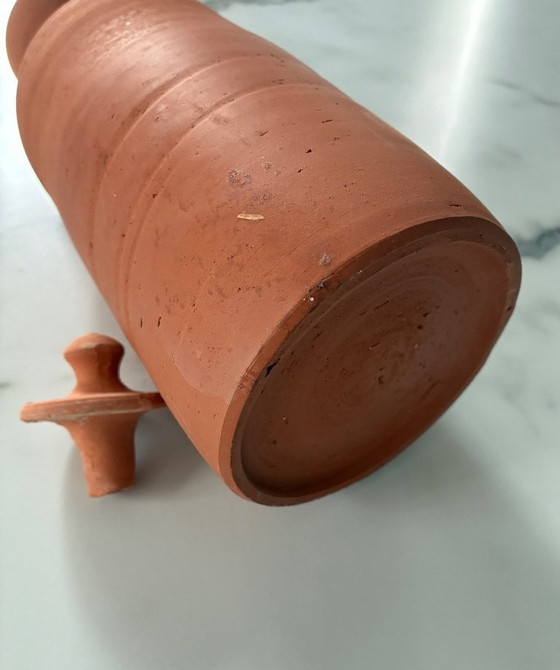 Image 1 of Raw terracotta pitcher/jug