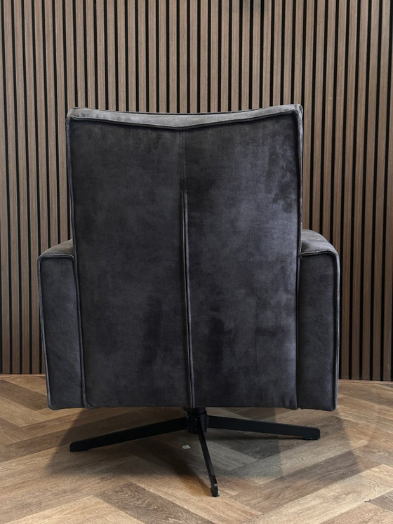 Dover Velour Swivel Armchair 75x75cm – sitdesign, Swivel chairs, Textile (photo 6 of 9)