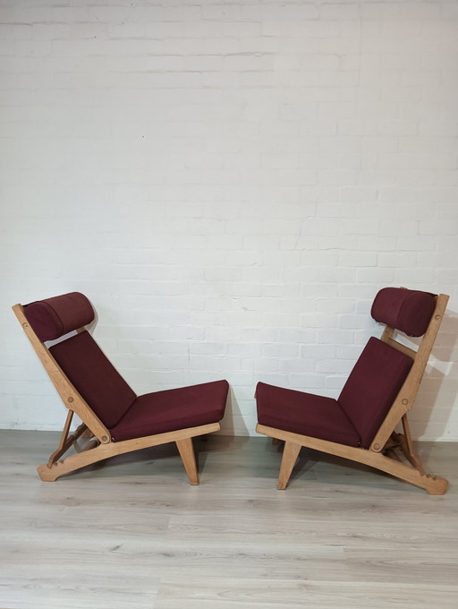 Hans Wegner, poltrone regolabili AP71, eiken