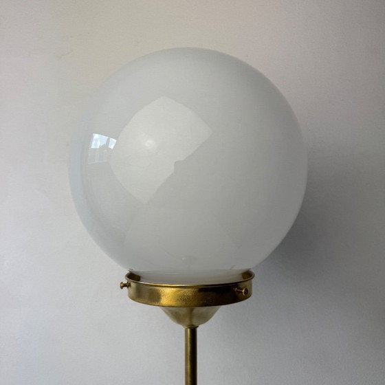 Image 1 of VINTAGE LARGE OPALINE TABLE LAMP