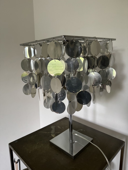 Vintage 70s - 80s Mirror Disco Chic Lamp