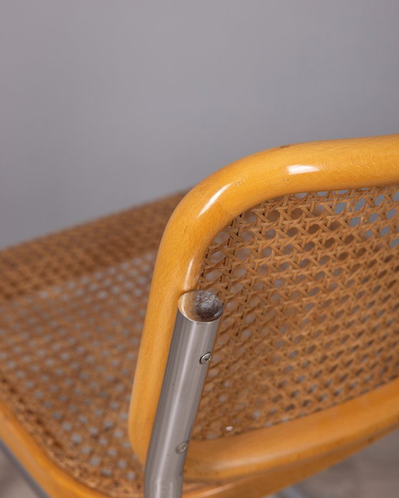 Image 1 of SET OF 4 VINTAGE CHAIRS FROM THE 1960S, CESCA MODEL, DESIGNED BY MARCEL BREUER FOR GAVINA