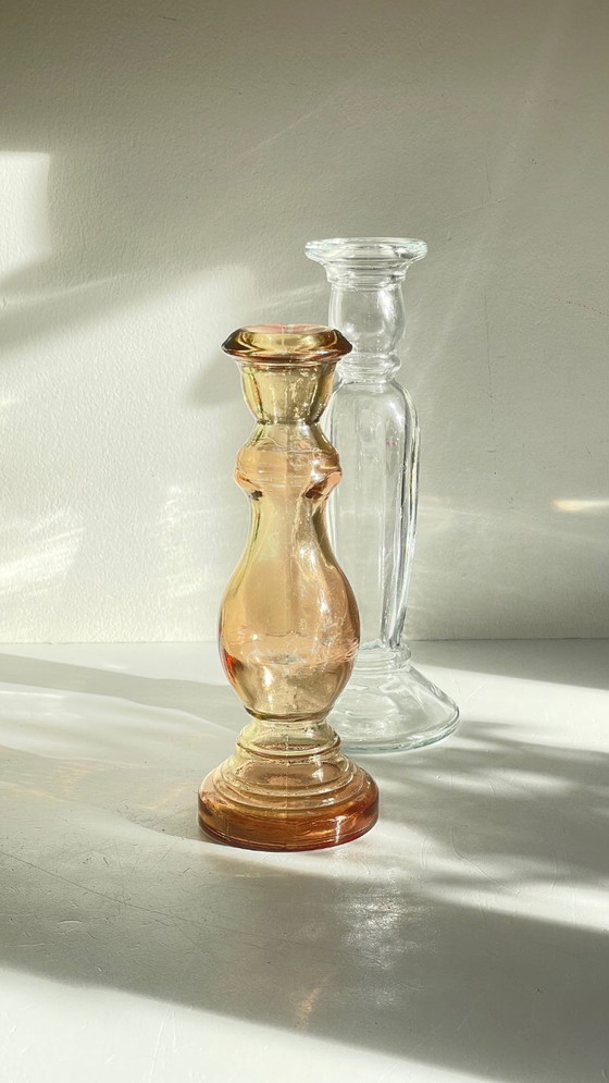 Par de portavelas de cristal transparente – Glass (photo 5 of 30)