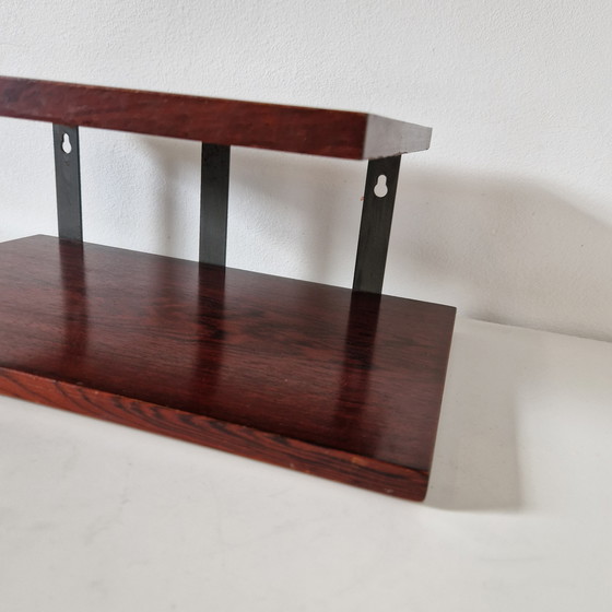 Image 1 of Wall shelf vintage wall rack 60s telephone shelf