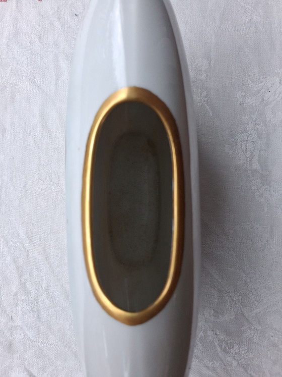 Vase porcelaine Bavière oiseaux – Hutschenreuther (photo 4 of 10)