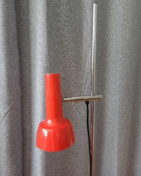 Image 1 of Lampadaire vintage Hustadt Leuchten Réglable Design allemand années 70