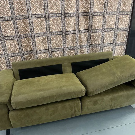 Image 1 of Leather 3-seater sofa