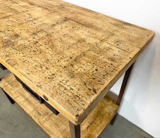 Image 1 of Vintage Industrial Worktable, 1960s