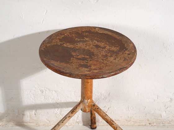 Industrial style metal stool (c.1950) #4 – Iron, Industrieel (photo 19 of 30)