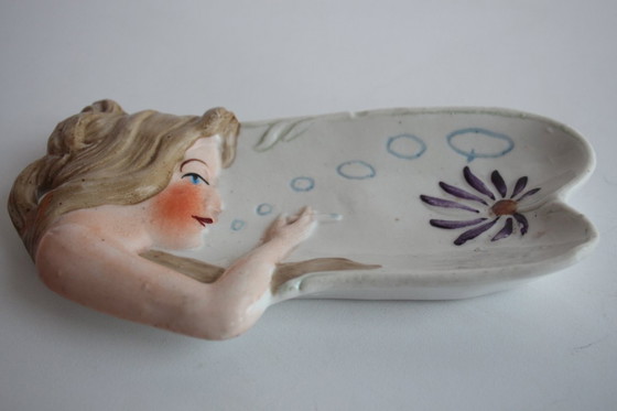 Image 1 of Dekorative Porzellanschale im Art-déco-Stil, 1930er Jahre.