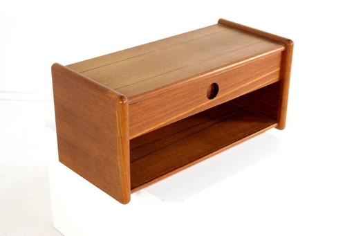Kai Kristiansen voor Vildbjerg mobelfabrik floating wandkast vintage Deens