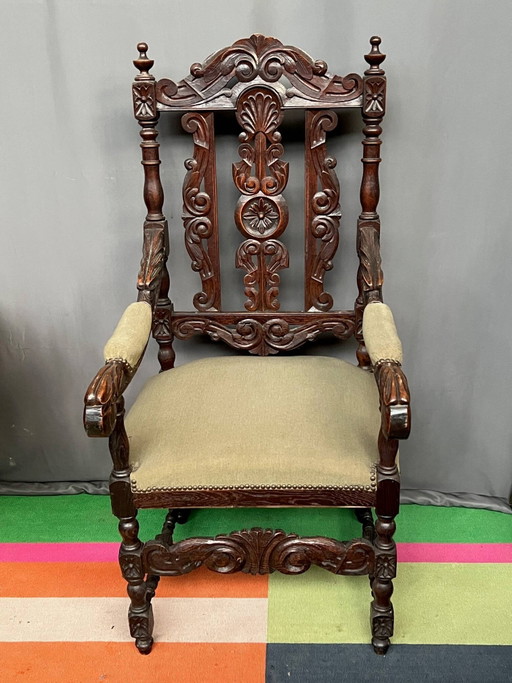 Renaissance style armchair. – fauteuils (photo 2 of 6)