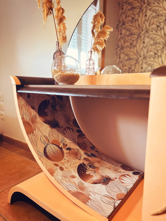 Image 1 of Coiffeuse / consola Art Déco entièrement rénovée — pieza única