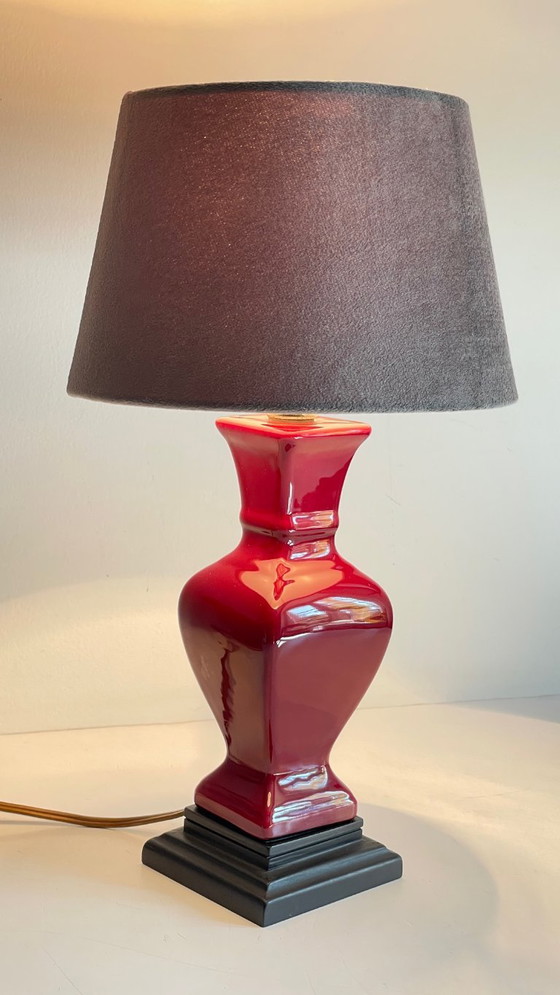 Lampada da tavolo VINTAGE chic in ceramica e velluto – Lampade da tavolo (photo 8 of 25)