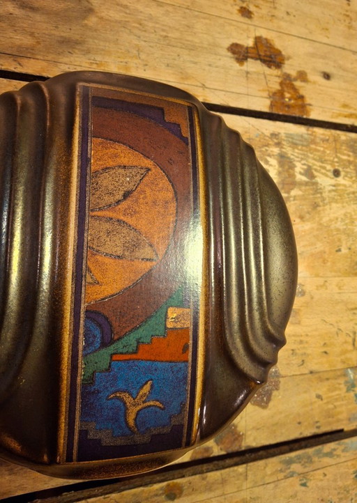 Deutsche Vase Gerhards 682/23 Memphis-Stil