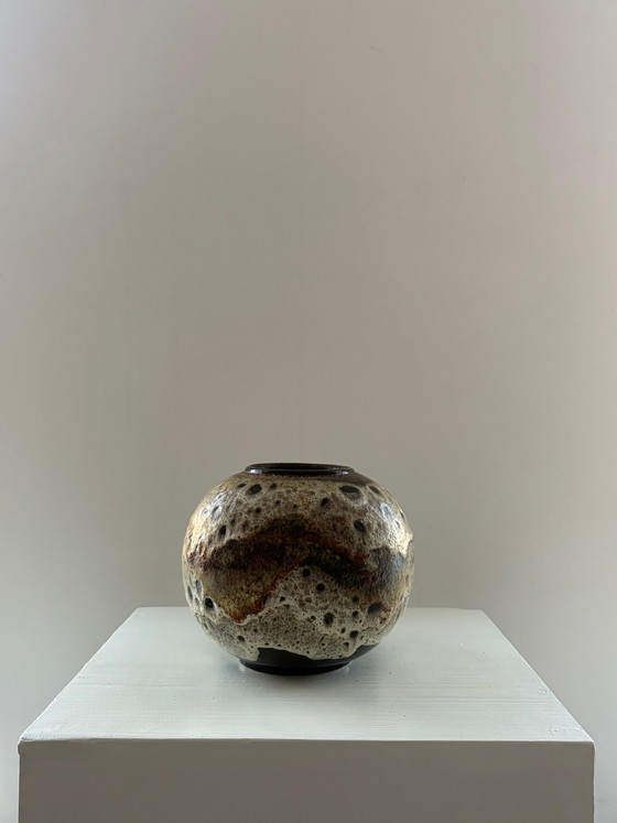 Rusha keramische Fat Lava bolvaas – Vazen (photo 2 of 4)