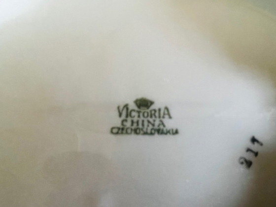 Image 1 of Art Déco, zuppiera della Victoria China, Cecoslovacchia, anni '30