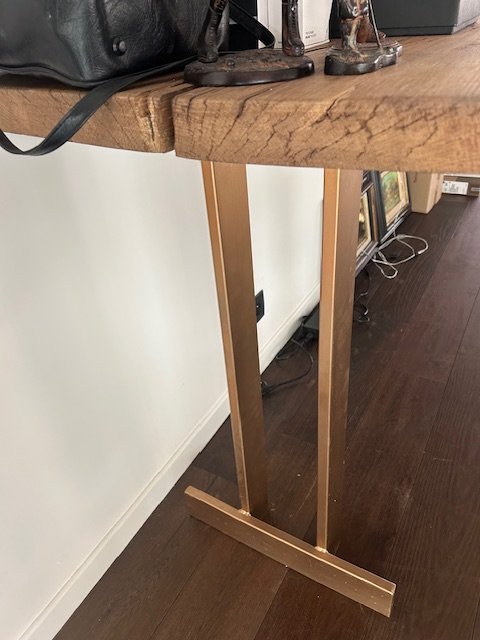 Image 1 of Mooie originele houten console