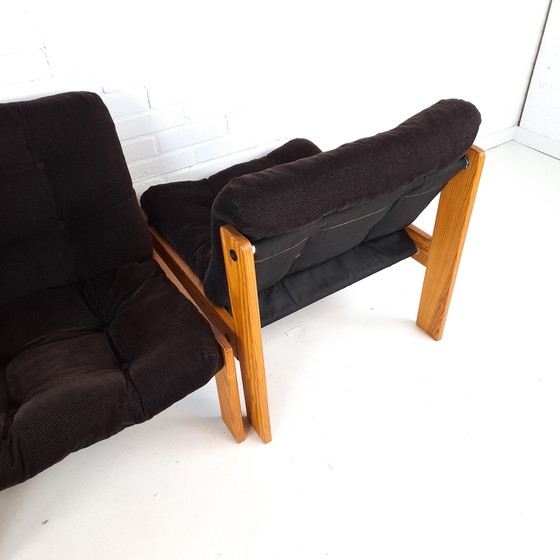 Image 1 of 3X Vintage Lounge Armchair