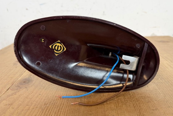 Image 1 of Applique vintage in bachelite marrone di metà secolo, anni '50