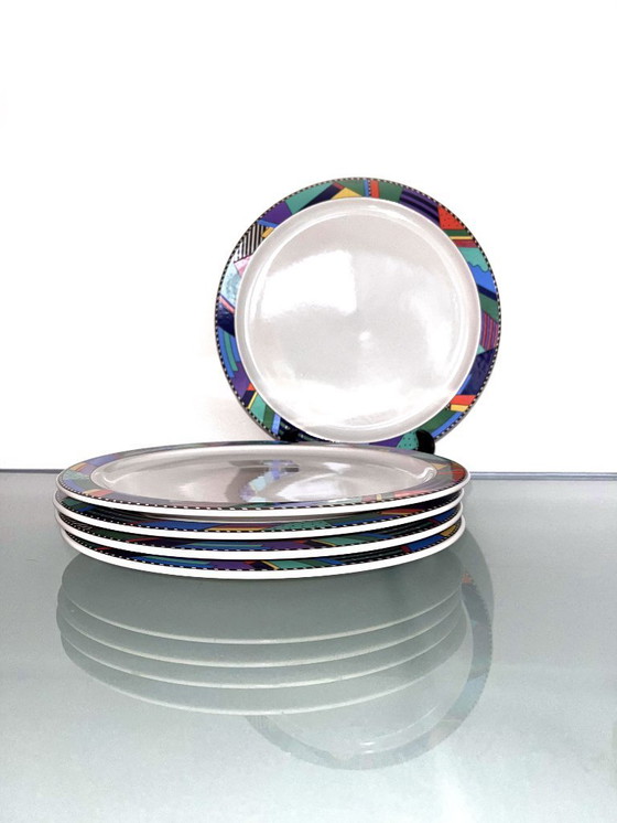 Image 1 of Ensemble de cinq assiettes plates Rosenthal Brenner