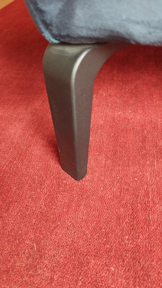 Chaise longue azul oscuro – XOOON, Metal, Textil (photo 5 of 6)