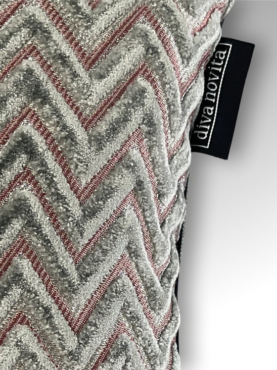 Image 1 of Armani Casa - Set of 2 new pillows made of Armani Casa velvet