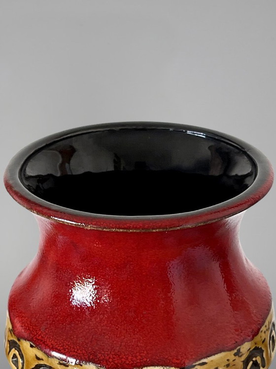 Jarrón Ü-Keramik Uebelacker 1400/30 West Germany años 60 – 30 cm – Jarrones, Ceramic (photo 5 of 8)