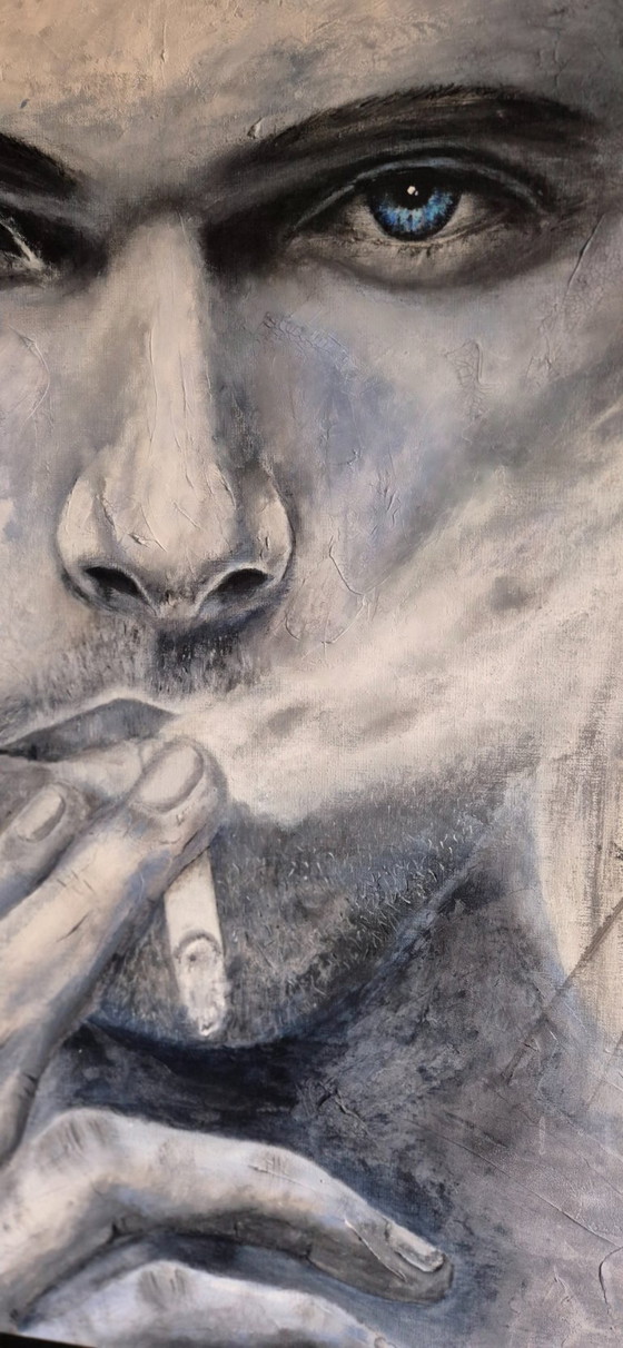 À contre-courant - Peinture technique mixte – Peintures et dessins, Canvas (photo 10 of 12)