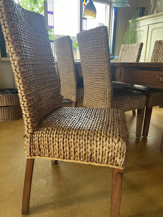 Image 1 of Antieke grenen tafel 2.30 m