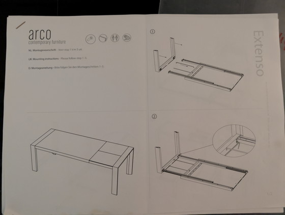 Tavolo Arco + 4 sedie Montis abbinate – Set da pranzo, Wood (photo 11 of 14)