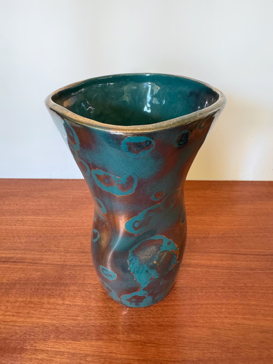 Image 1 of Arts Céram Grand Feu Art Deco Vase