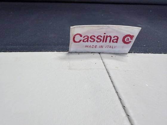 Divano 2 posti Cassina Maralunga di Vico Magistretti, Divani, Pelle, Grigio (foto 5 di 9)