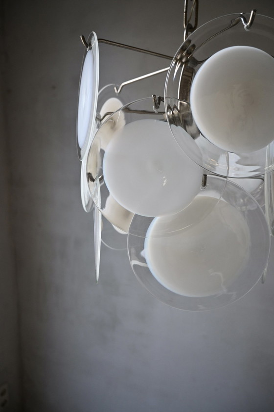 Image 1 of Italian Vistosi chandelier from the 60s or 70s