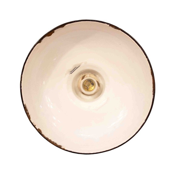 Image 1 of Industriële zwarte hanglamp, Spanje, 1950