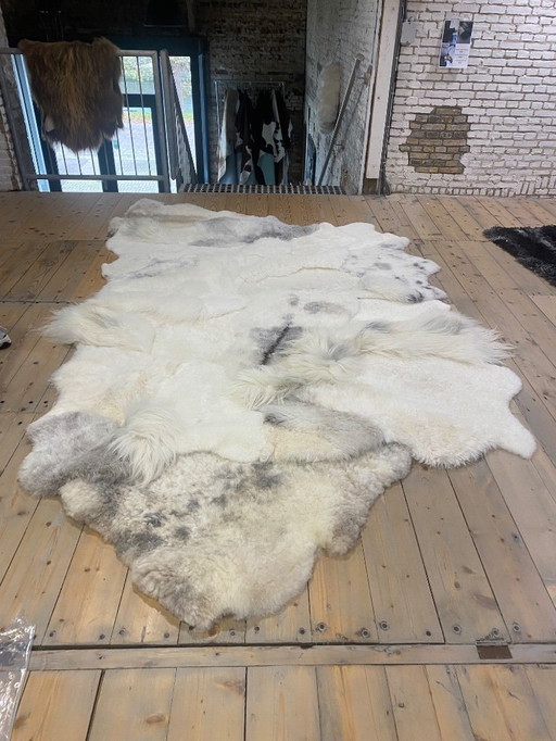 Sheepskin rug