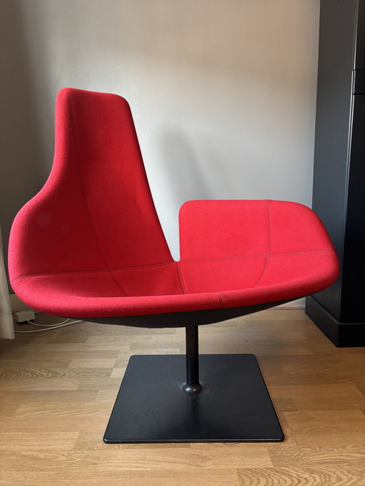 Fauteuil Moroso Fjord relaxé (textiel)