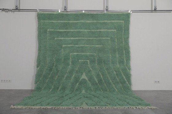 Image 1 of Handgemaakt Marokkaans tapijt, traditioneel vakmanschap, 2/3 m
