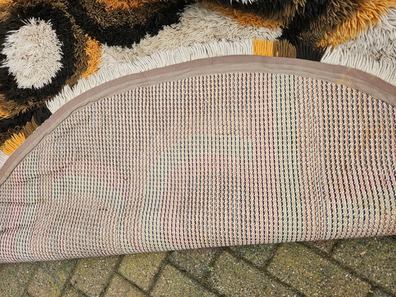 Image 1 of Tapis en laine Rya de l'ère spatiale