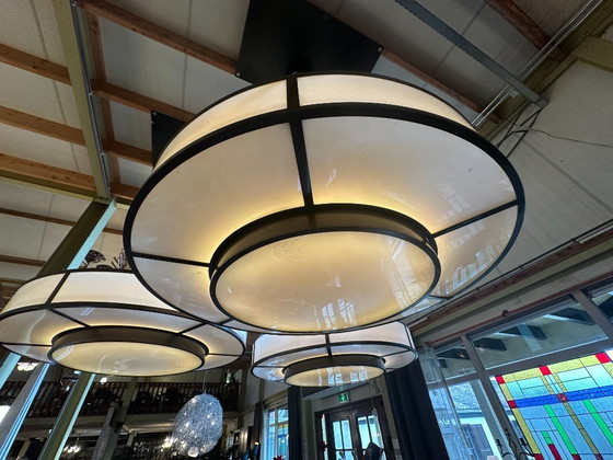 Image 1 of Lampes Art déco de Sir Edwin Lutyens. Midland Bank