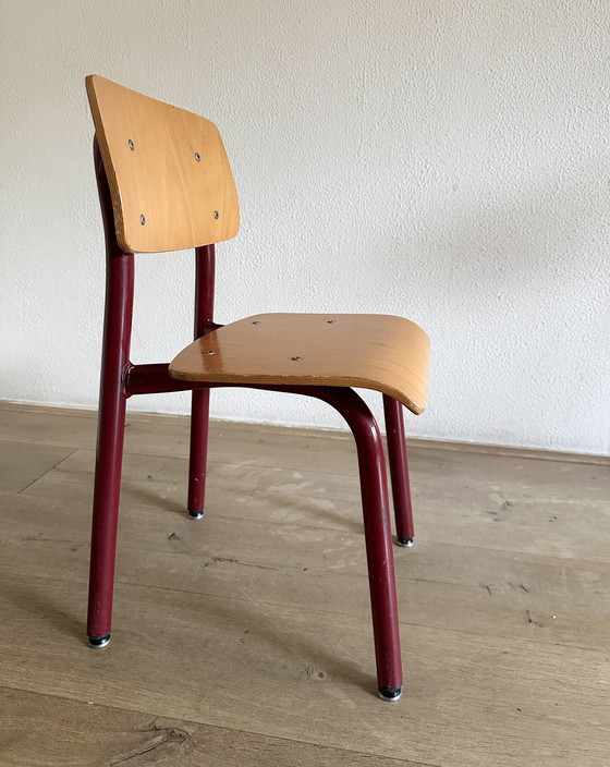 Image 1 of Vintage Presikhaaf school chair