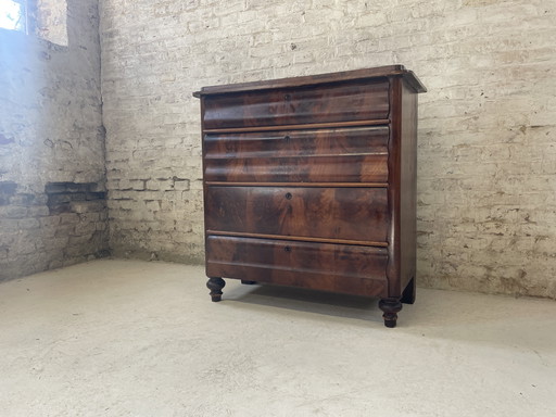 Commode Biedermeier Antique Vers 1850
