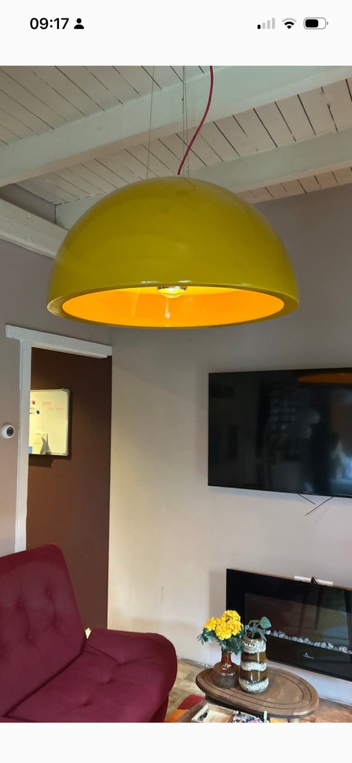Vintage Space age dome lamp