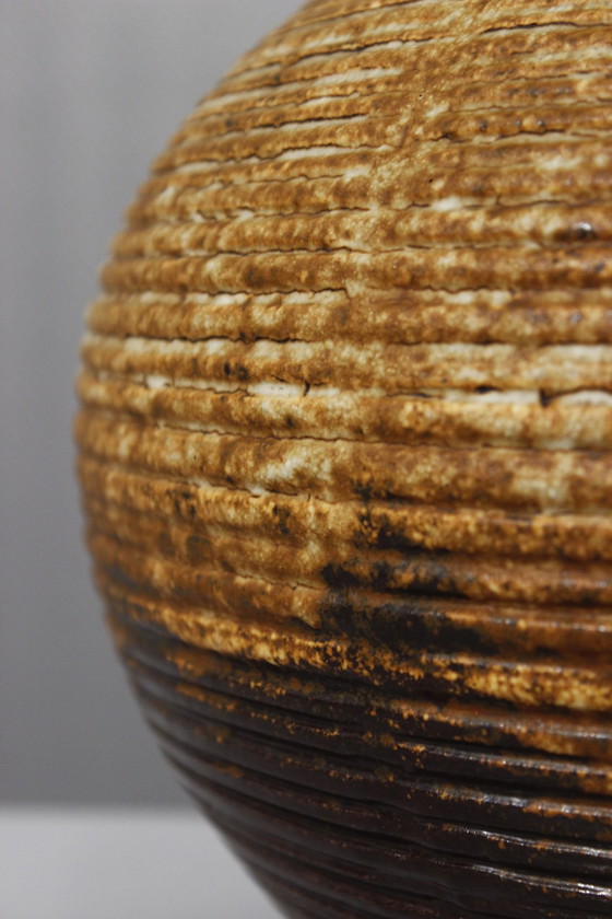 Image 1 of Very large floor lamp base in vintage 1970s ceramic design
