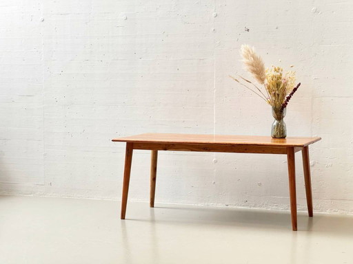 Dining table made of acacia wood, 1960s/70s