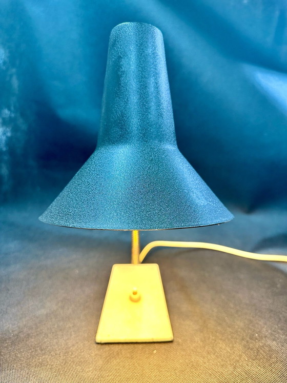 SIS Hexenhut Desk Table Lamp Mid Century 60s, Metal, Black (photo 3 of 15)