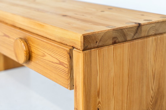 Image 1 of Pine bench/hallway cabinet in the manner of Ruben Ward (Sweden, 1970s).