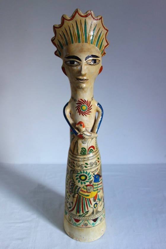 Image 1 of Grande scultura in ceramica d'epoca, Tonala, Messico
