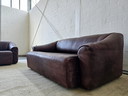 De sede ds 47 loft vintage Studio jaren 60 70 leren bank leren sofa zitgroep bank