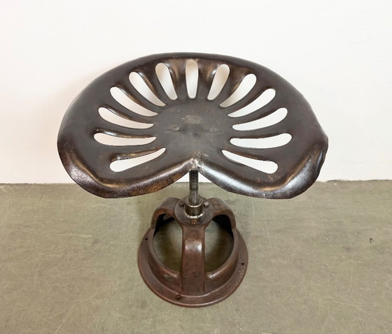 Image 1 of Vintage industriële draaistoel, jaren 1950